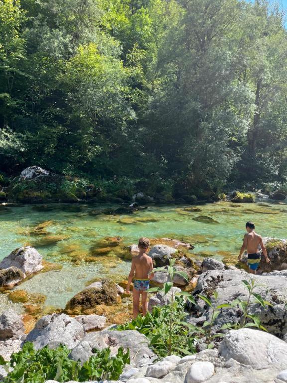 Apartmaji In Sobe Cuder Soča エクステリア 写真